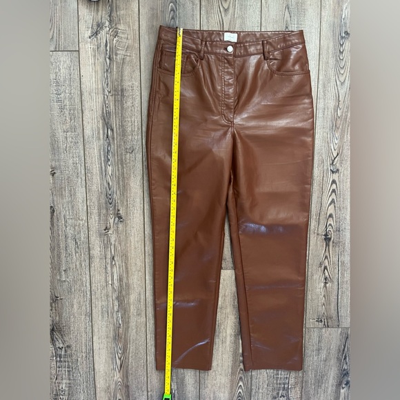 Wilfred Melina Pant – Size 14 | Cognac Vegan Leather | Aritzia Best Seller - Picture 7 of 8